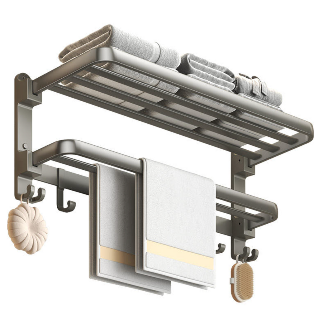Double Folding Towel Rack