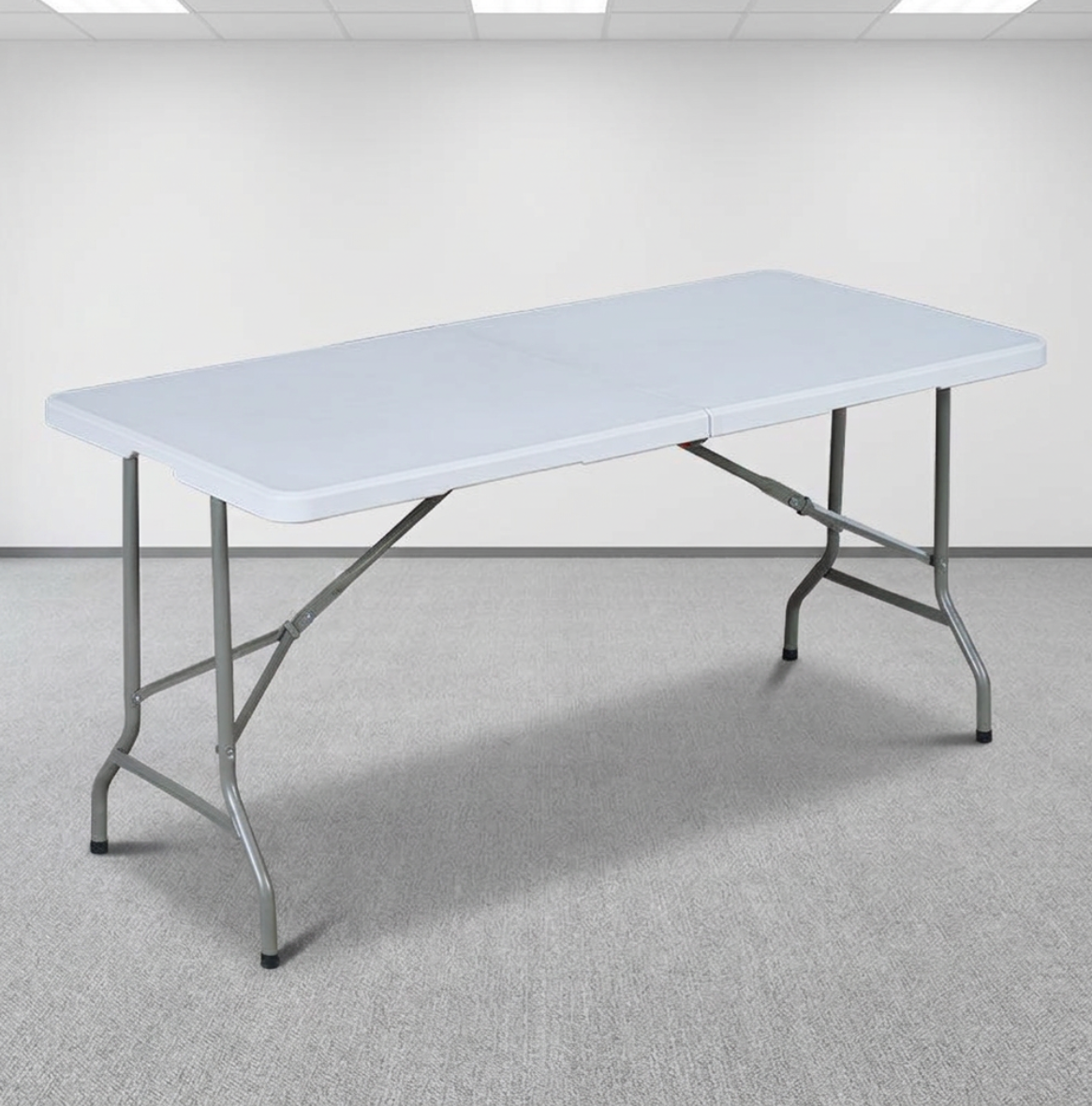 Modern Rectangular Foldable Plastic Table