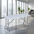 Modern Rectangular Foldable Plastic Table
