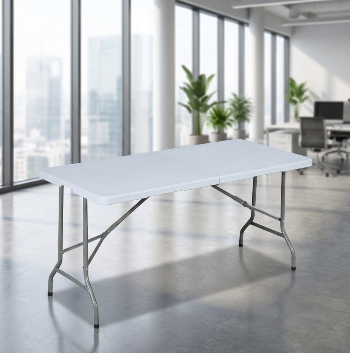 Modern Rectangular Foldable Plastic Table