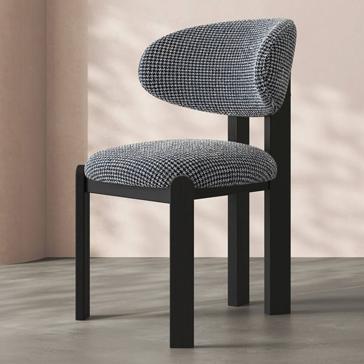 Nordic Minimalist Solid Wood Dining Chair