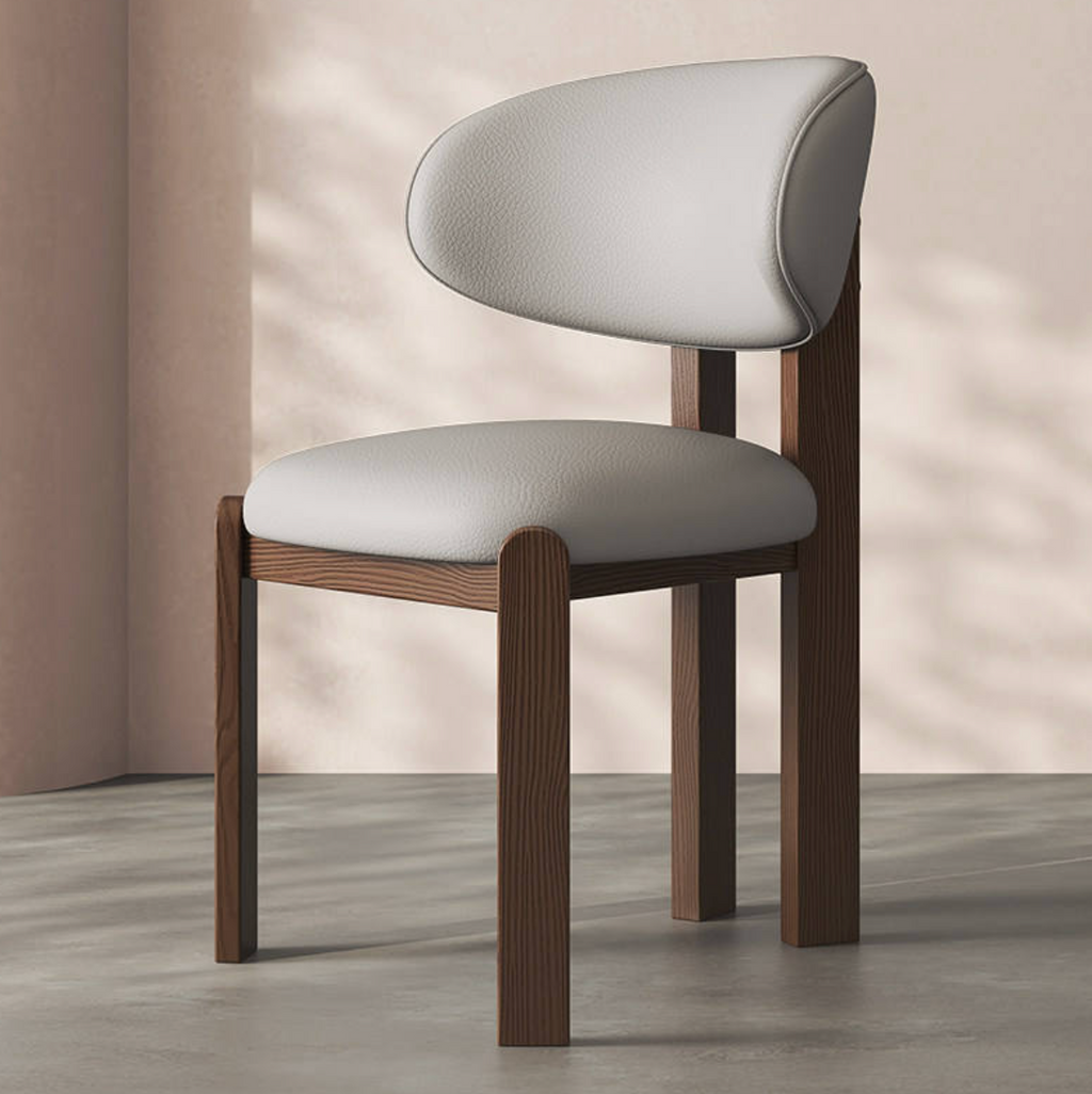 Nordic Minimalist Solid Wood Dining Chair
