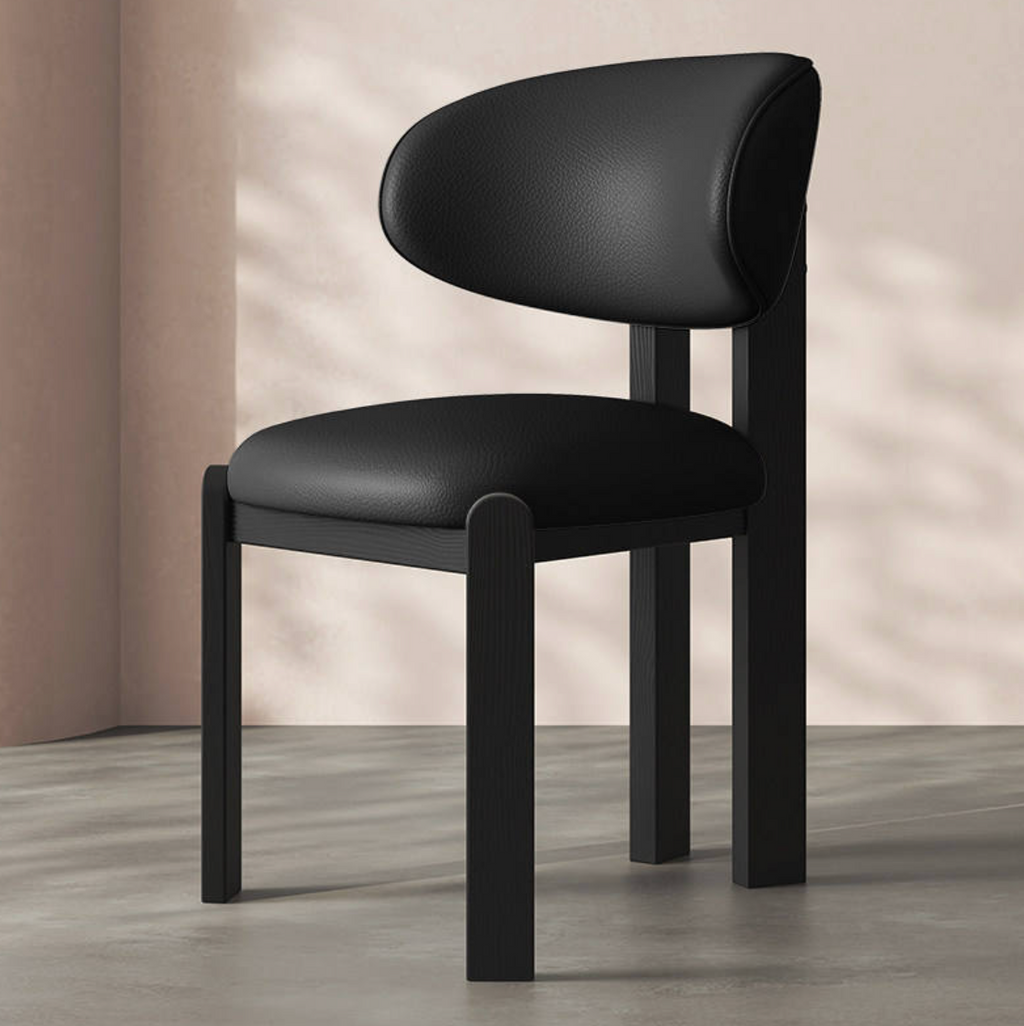 Nordic Minimalist Solid Wood Dining Chair