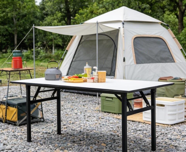 Durable Rectangular Folding Table