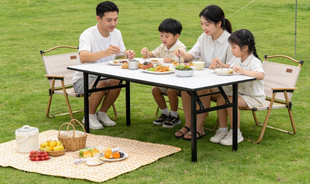 Durable Rectangular Folding Table