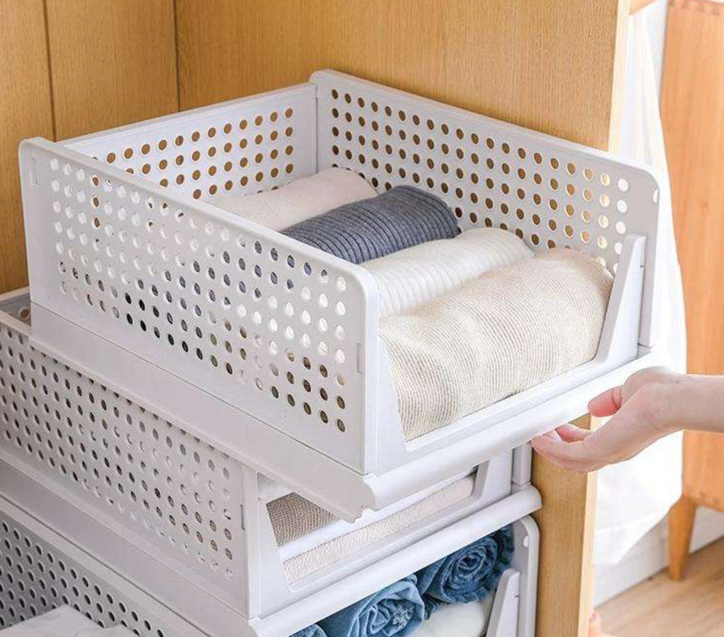 Modern Foldable Plastic Storage Organizer