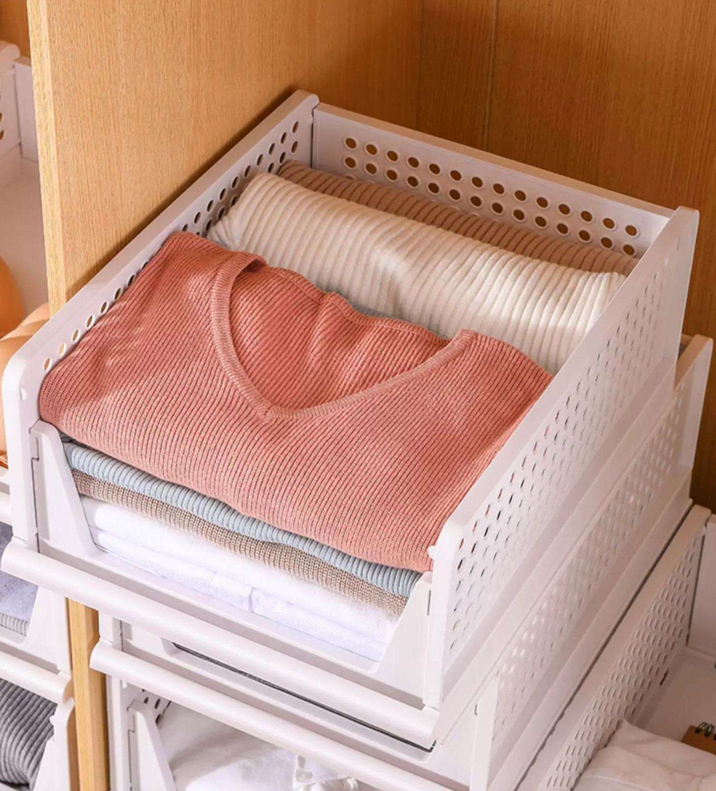 Modern Foldable Plastic Storage Organizer