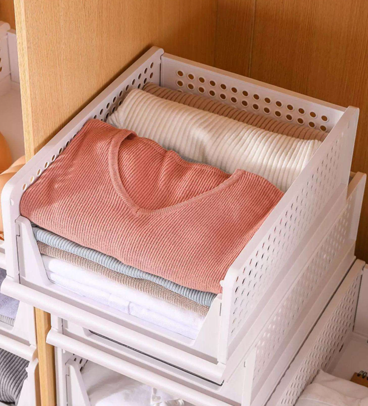 Modern Foldable Plastic Storage Organizer