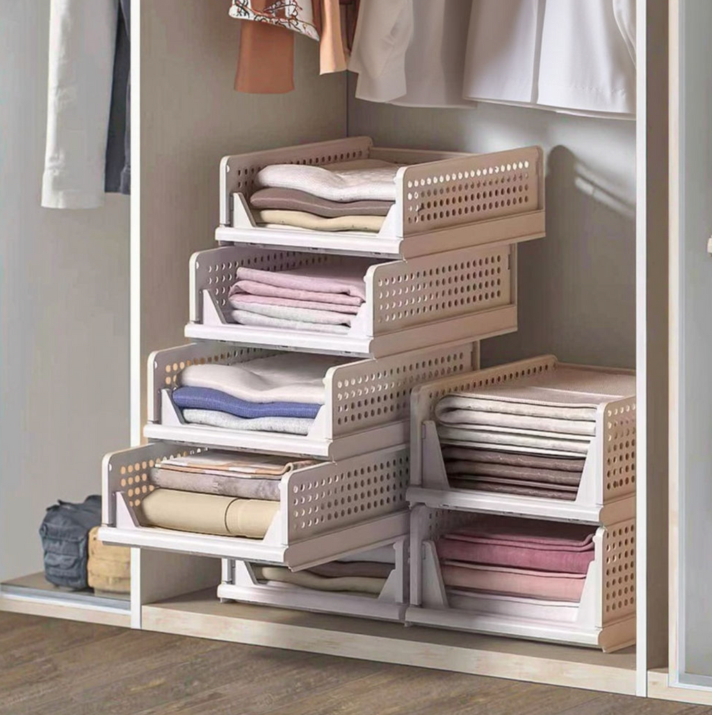 Modern Foldable Plastic Storage Organizer